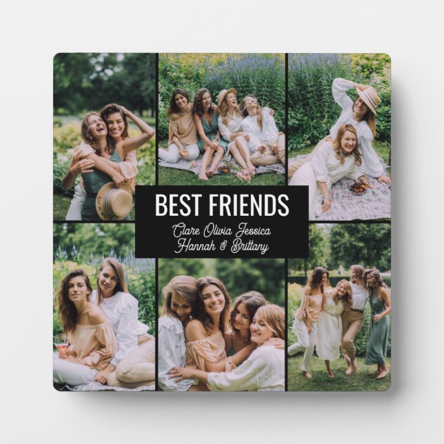Best Friends Photo Plaque (Front)