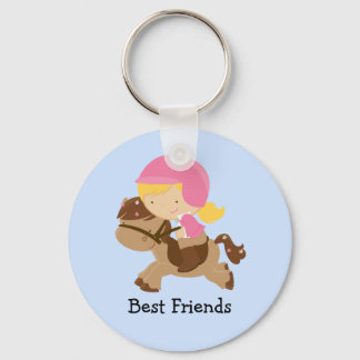 Best Friends Pony Keychain