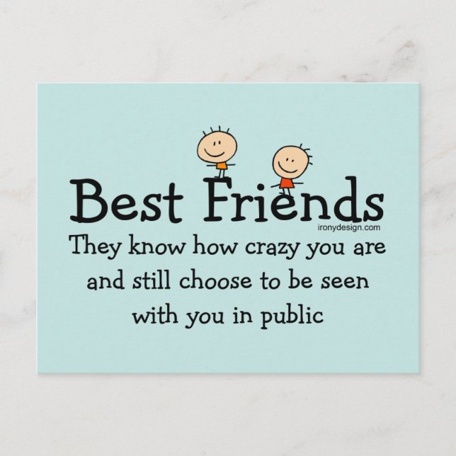 Best Friends Postcard (Front)