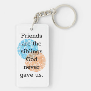 Best Friends Quotes Keychain