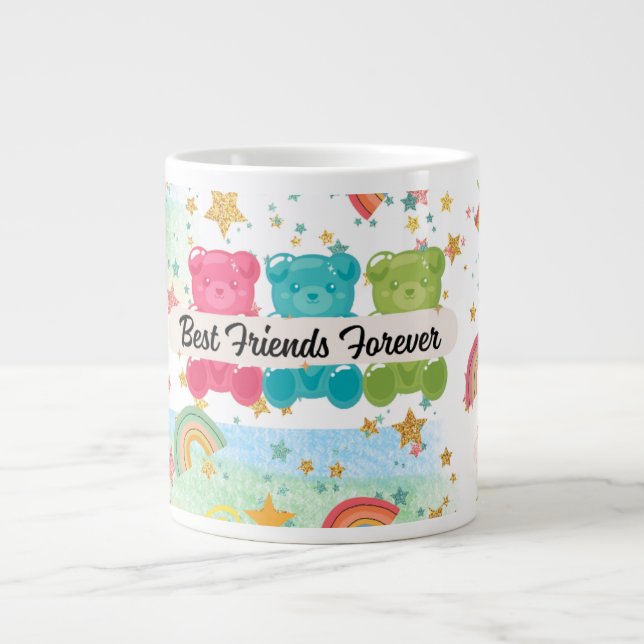 Best friends rainbow mug (Front)