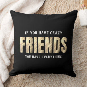 Best Friends Saying Photo Keepsake Throw Pillow