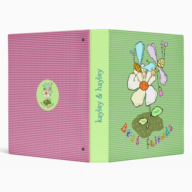 Best Friends Scrapbook Binder (Background)