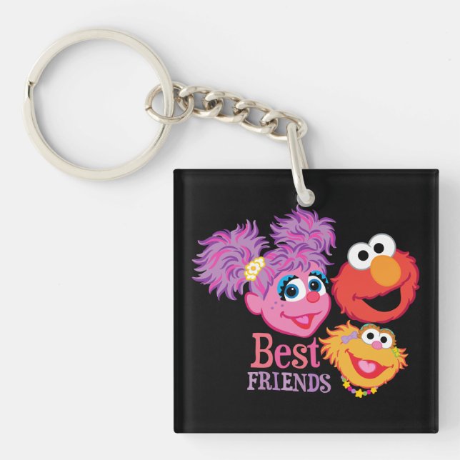 Best Friends Sesame Street Keychain (Front)