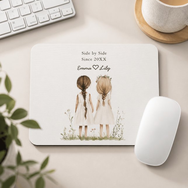 Best Friends Since Personalized Name Mouse Pad (Creator Uploaded)