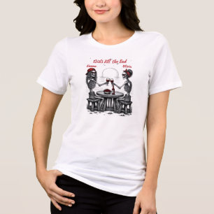 Best Friends Skeleton Couple Tri-Blend Shirt