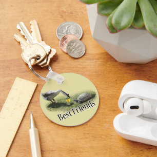 Best Friends - The Turtle & The Goose Keychain