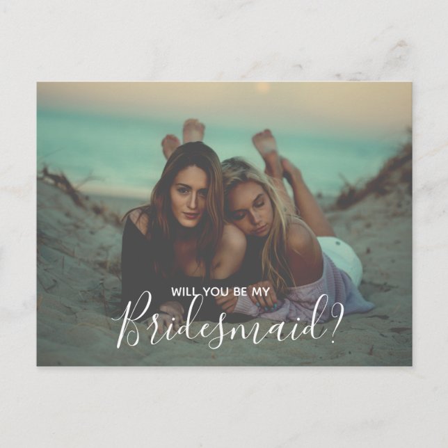 Best Friends Theme Invitation Postcard (Front)