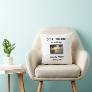 Best Friends Throw Pillow