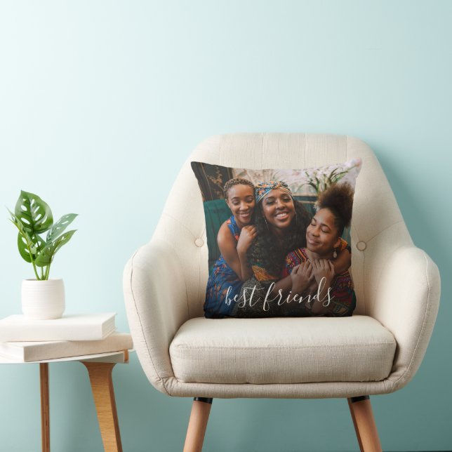Best Friends Throw Pillow (Chair)