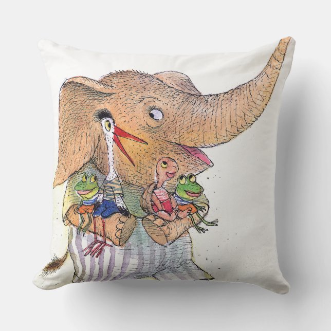 Best Friends Throw Pillow (Front)