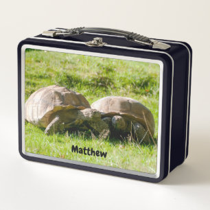 "Best Friends" Tortoises Metal Lunchbox