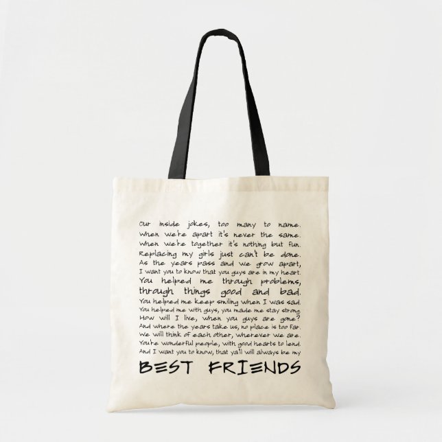 Best friends tote bag (Front)
