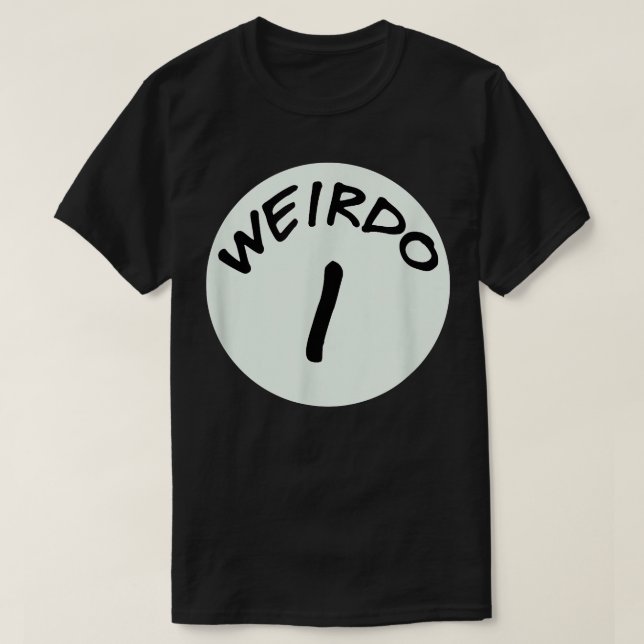 Best Friends , Weirdo 1, Matching Couples, BFF Tee (Design Front)