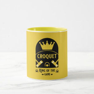 best funny croquet game player mug