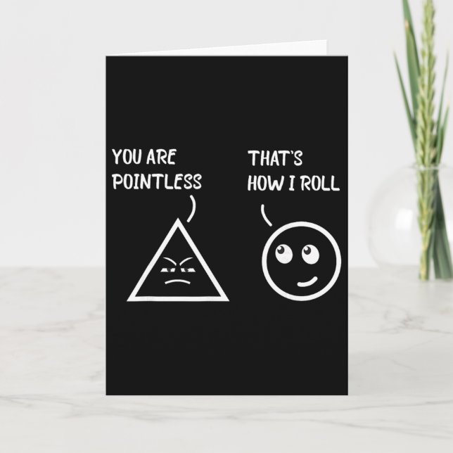 Best Funny Math Teacher Joke Humor Science Fun Mat Card (Front)