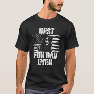 Best Fur Dad Ever Papa Usa Flag Best Dog & Cat Own T-Shirt