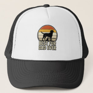 Best Fur Dad Ever Vintage Dog Dad Shirt Design_1 Trucker Hat