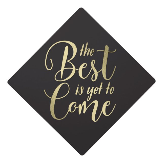 Best Future EDITABLE COLOR Graduation Cap (Front)