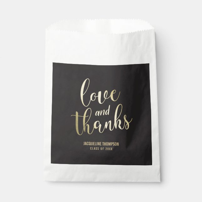 Best Future EDITABLE COLOR Graduation Favour Bag (Front)