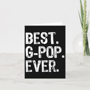 Best G-pop Ever Family Cool Funny Gpop Card