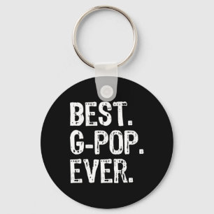 Best G-pop Ever Family Cool Funny Gpop Keychain