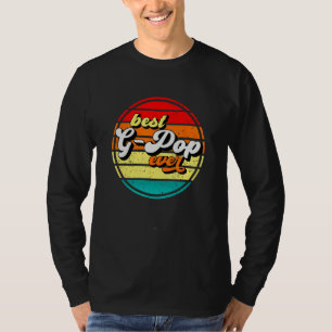 Best G Pop Ever Father s Day Grandpa Retro Vintage T-Shirt