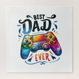 Best Gamer Dad Ever Jigsaw Puzzle