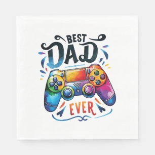 Best Gamer Dad Ever Napkin