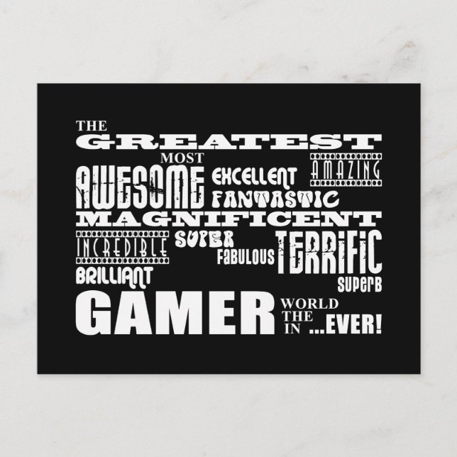 Best Gamers Birthdays : Greatest Gamer Postcard (Front)