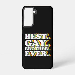 Best Gay Brother Ever Family LGBTQ Pride Rainbow Samsung Galaxy Case