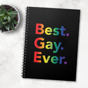 Best Gay Ever LGBT Rainbow Flag Notebook