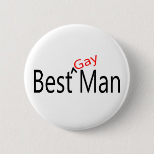 Best Gay Man 2 Inch Round Button