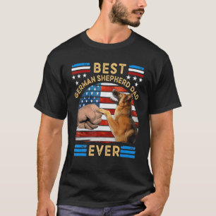 Best German Shepherd Dad Ever Dog  Father's Day Ap T-Shirt