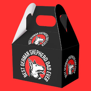 Best German Shepherd Dad Ever Favor Box