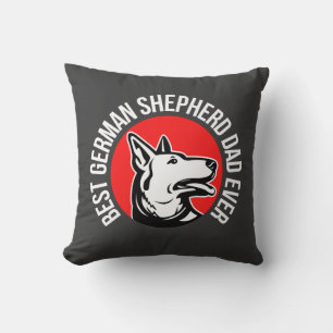Best German Shepherd Dad Ever         Throw Pillow