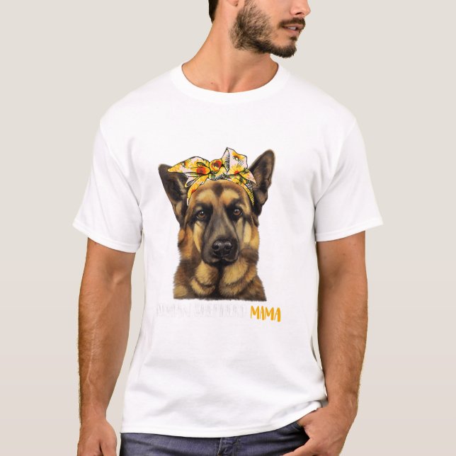 Best German Shepherd Mom T-Shirt (Front)