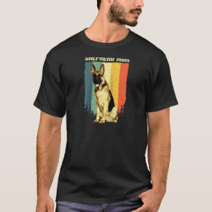Best German Shepherd Mom Women Dog Owner Pet Lover T-Shirt