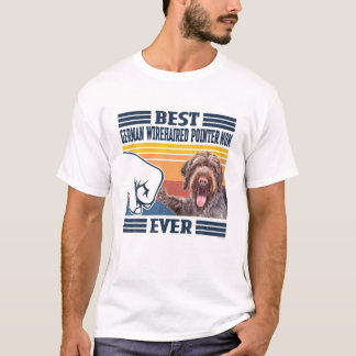 Best German Wirehaired Pointer Mom Ever Funny Dog T-Shirt