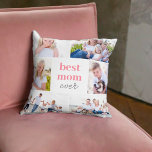 Best Gift Editable Colour Photo Throw Pillow<br><div class="desc">Background colour can be customized online (to any colour!). Designed by Berry Berry Sweet {www.berryberrysweet.com}</div>