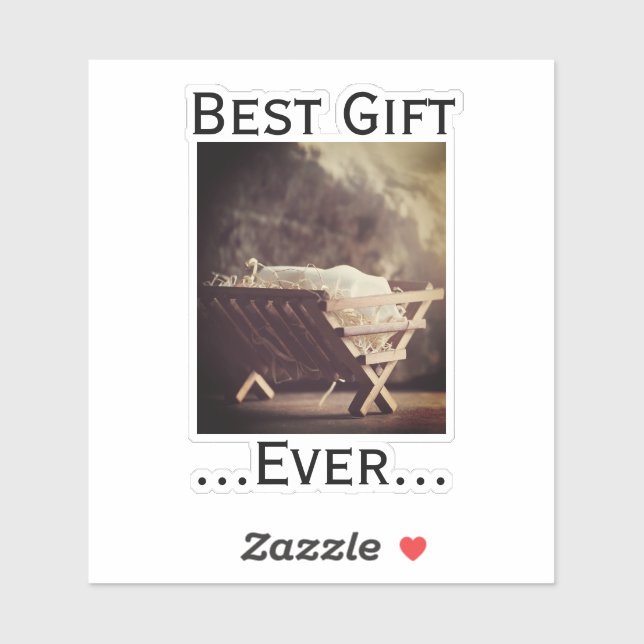 Best Gift Ever Christmas Babe in Manger  (Sheet)