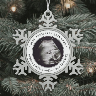 Sonogram Ornaments Our Miracle In Making Ultrasound Sonogram Photo