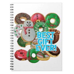 Best Gift Ever! Xmas Doughnuts Notebook