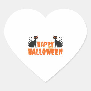 best gift for halloween happy halloween heart sticker