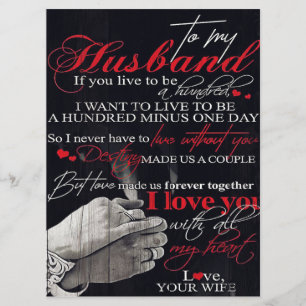 Best Gift For Husband   To My Husband Quotes Menu