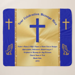 Best Gift for Pastor, Christian Throw Blanket