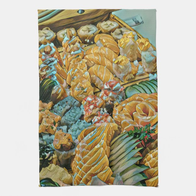 Best gift for Sushi lover Kitchen Towel (Vertical)