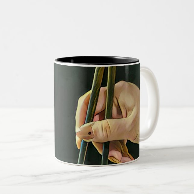 Best gift for Sushi lover Two-Tone Coffee Mug (Front Right)