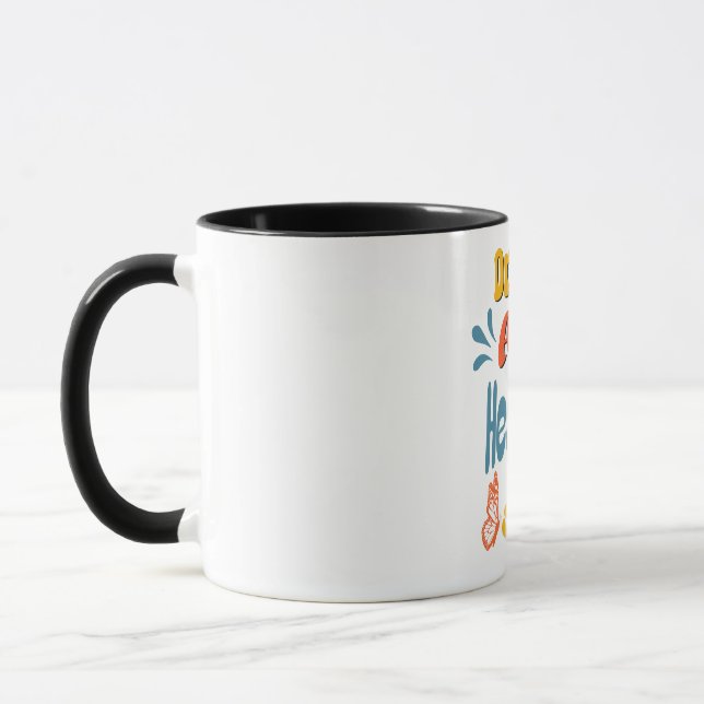 Best gift for twins and twinning friends mug (Left)