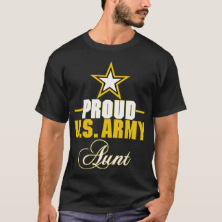 Best Gift for US Army Proud Aunt boy T-Shirt